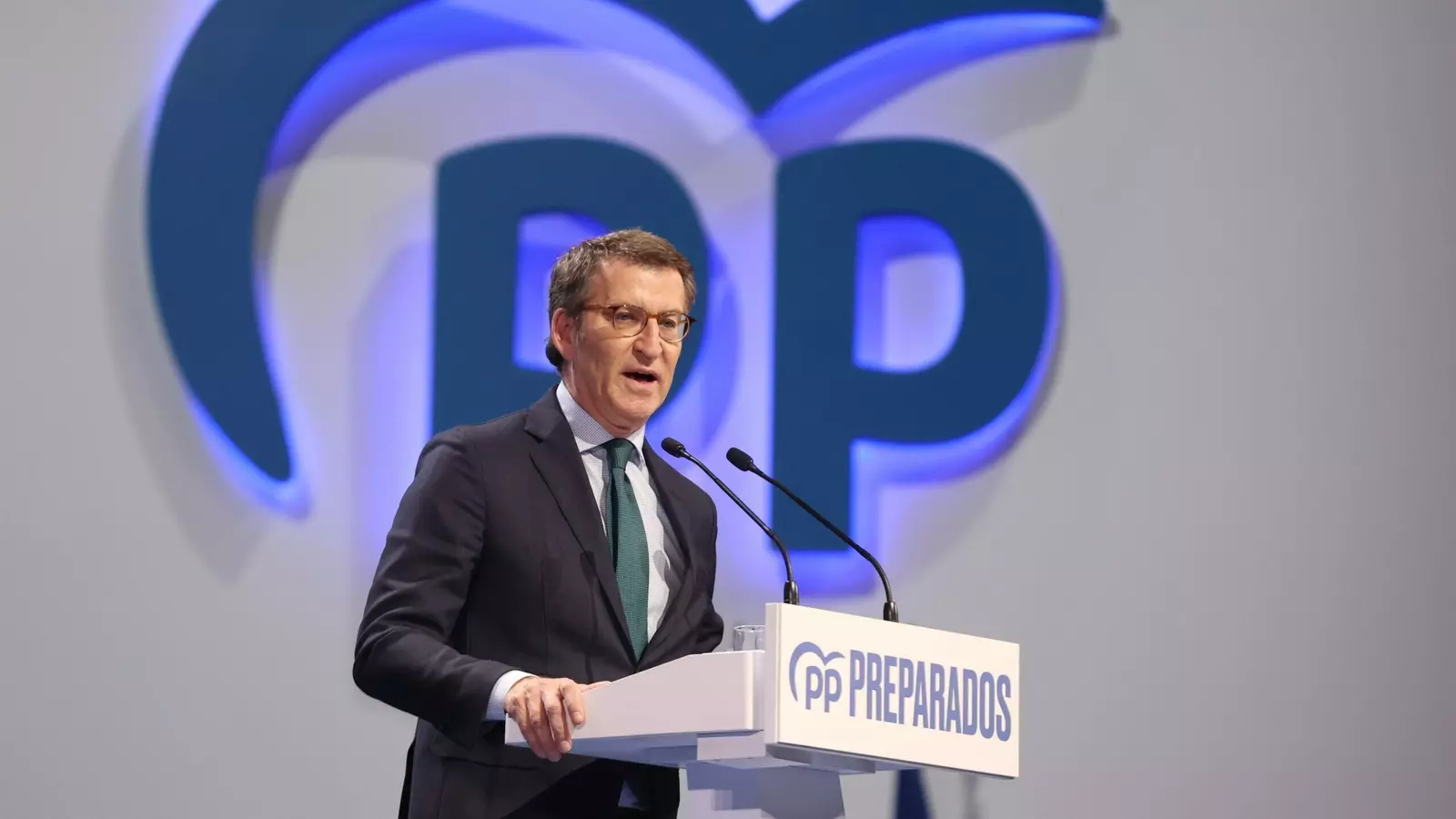 El presidente del partido del PP, Alberto Núñez Feijóo. Europa Press